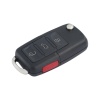 KEYDIY Universal Wired Folding Remote Key B01-3+1 Side Red  Buttos  B5 Style
