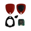  KEYDIY Universal Wired Remote Key B17-3 Buttons Ferrari Style straight board model   Red