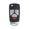 KEYDIY Universal Wired Folding Remote Key B27-4 Key Audi Style with Red Buttons 
