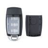 KEYDIY Universal Folding Wired Remote Key B28-3 Buttons  Hyundai Style  Straight Plate Design