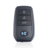 KEYDIY Universal Smart Wireless Foldable Remote Key - TB01-3 Buttons Toyota Style Straight Model Black