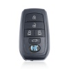 KEYDIY Universal Smart Wireless Foldable Remote Key - TB01-5 Buttons Toyota Style Straight Design Black