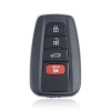 KEYDIY Universal Smart Wireless Foldable Remote Key - TB36-4 Red Buttons Camry Style Straight Model