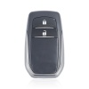 KEYDIY Universal Smart Wireless Foldable Remote Key - TB01-2 Buttons Toyota Style Straight Model - Black