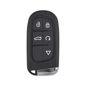 KEYDIY Universal Intelligent Folding Remote Key ZB34-5 Buttons Jeep Style Black