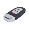 KEYDIY Universal Smart Wireless Foldable Remote Key - ZB01-4 Red Buttons Audi Style Bottom Edge Glow