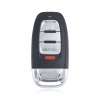 KEYDIY Universal Smart Wireless Foldable Remote Key - ZB01-4 Red Buttons Audi Style Bottom Edge Glow