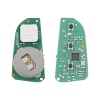 KEYDIY Universal Smart Wireless Foldable Remote Key - ZB02-3 Buttons Blade Design Side Glow