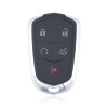 KEYDIY Universal Smart Wireless Foldable Remote Key - ZB05-5 Red Horn Buttons Cadillac Style Straight Model