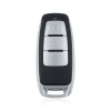 KEYDIY Universal Smart Wireless Foldable Remote Key - ZB08-3 Buttons Audi Style Black and White Combination