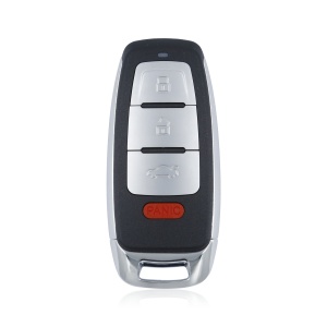 KEYDIY Universal Smart Wireless Foldable Remote Key - ZB09-4 Red Buttons Audi Style Side Glossy Finish