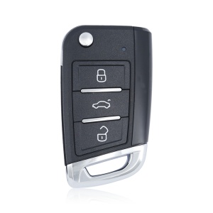 KEYDIY Universal Intelligent Wireless Foldable Remote Key ZB15-3 Buttons  Golf Style  Blade Design.