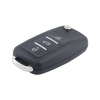 KEYDIY Universal Intelligent Wireless  Foldable Remote Key - ZB202-3 Buttons Volkswagen Style Black