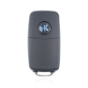 KEYDIY Universal Intelligent Wireless  Foldable Remote Key - ZB202-3 Buttons Volkswagen Style Black