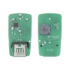 KEYDIY Universal Intelligent Wireless Foldable Remote Key ZB26-3 Buttons  Audi Style  Mixed Glossy Finish.