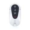 KEYDIY Universal Intelligent Wireless Folding Remote Key ZB29-4 Red Buttons Mercedes Style Side Glossy Oval Model White