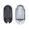 KEYDIY Universal Intelligent Wireless Folding Remote Key ZB29-4 Red Buttons Mercedes Style Side Glossy Oval Model White