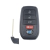 KEYDIY Universal Intelligent  Wireless  Folding Remote Key ZB35-4 Red Horn Buttons Toyota Style Straight Model