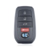 KEYDIY Universal Intelligent  Wireless  Folding Remote Key ZB35-4 Red Horn Buttons Toyota Style Straight Model