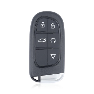 KEYDIY Universal Intelligent Folding Remote Key ZB34-5 Buttons Jeep Style Black