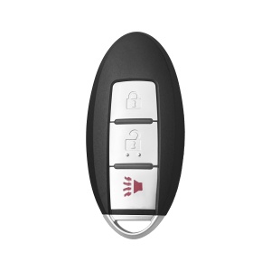 KEYDIY Universal Smart Folding Remote Key ZB03-3 with Red Horn Button Nissan Style Oval Model