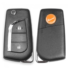 Xhorse Toyota Folding 2-Button Universal Wired Remote Key XKTO01EN