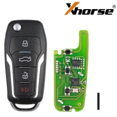 Xhorse Universal Foldable 4-Button Wired Remote Key XKFO01EN for Ford