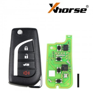 Xhorse Toyota Folding 4-Button Universal Remote Key XKTO10EN