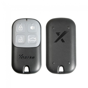 XHORSE Black 4-Button Wired Remote Key XKXH00EN - Split Design