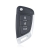 Xhorse Universal Wireless Remote Key Foldable Knife Style Chrome Plating 3 Buttons XNKF04EN