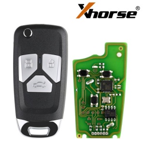 XHORSE Panda Series Smart Key - 3-Button Universal Wired Remote XKAU01EN