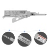 Original Lishi Tools(6-CUT) SC4-L  2-in-1 Pick & Decoder for Schlage Civilian Tools Door Locks/Anti-Glare 