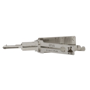 Lishi 2-in-1 Tool - GT15 Flat Milling Dual Track