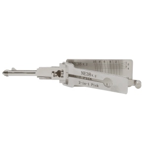 Lishi NE38 2-in-1 Tool - Flat Milling Dual Track