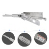 Original Lishi Tools(8-CUT) JAC02-Left Slot 2-in-1 Pick & Decoder for JAC Tongyue  Door Locks/Anti-Glare