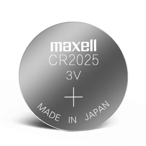 Maxell CR2025  Button Cell Battery （5-Pack）- High-quality car remote control battery